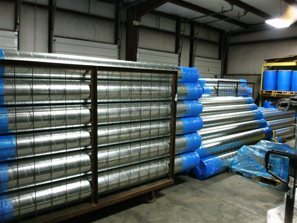 Galvanized Spiral Ductwork